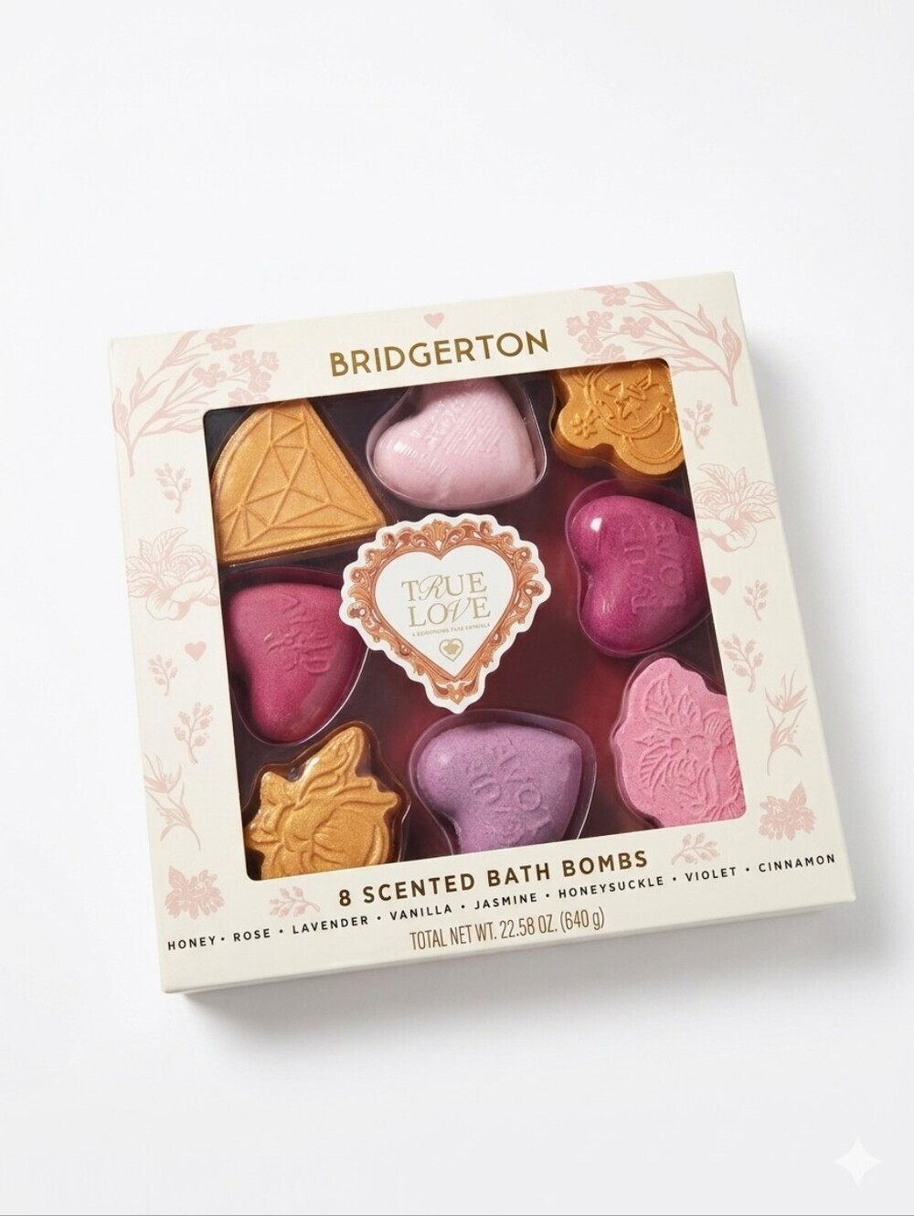 Netflix Bridgerton True Love Scented Bath Bombs Set of 8 Gift Box Centric Beauty